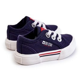 Dětské nízké tenisky Big Star JJ374163 Navy Blue modrý 1