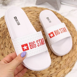 Sportovní pantofle Big Star GG374803 bílé bílý 1