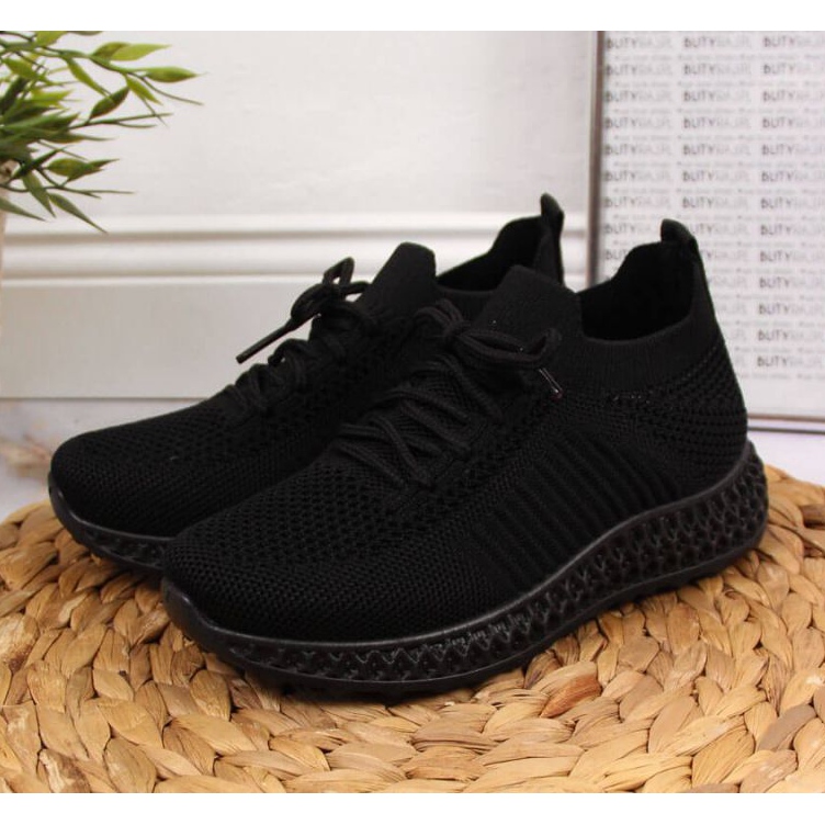 Textilní sportovní obuv News Jr EVE338A černá 2