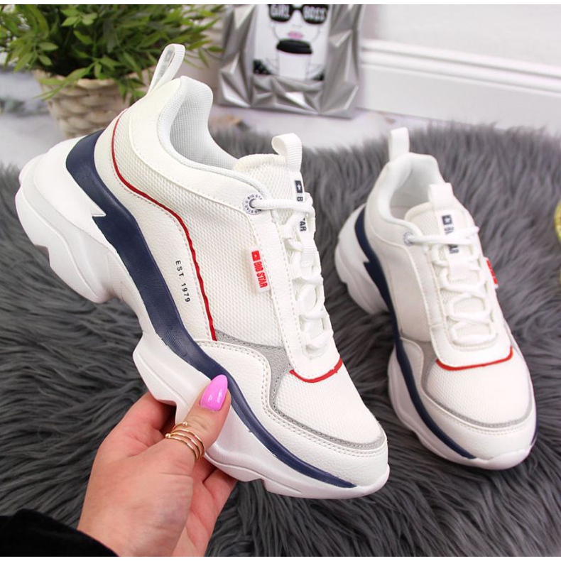 Sportovní obuv Big Star W JJ274A116 bílá bílý 1