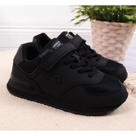 Boty na suchý zip American Club Jr AM788A černé černá 2