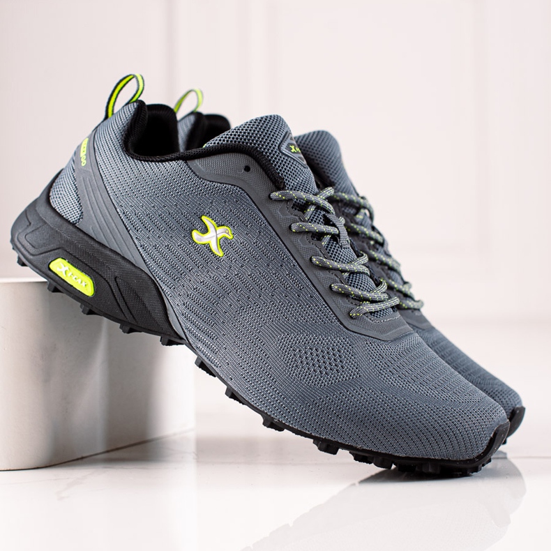 I-CAX Pohodlné trekové boty šedá 2