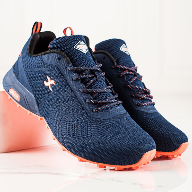 I-CAX Pohodlné trekové boty námořnická modrá 1