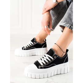 W. Potocki Tenisky Na Platformě Potocki černý 1