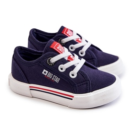 Dětské nízké tenisky Big Star JJ374168 Navy Blue modrý 1