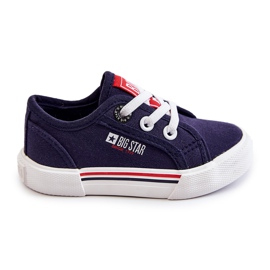 Dětské nízké tenisky Big Star JJ374168 Navy Blue modrý 2