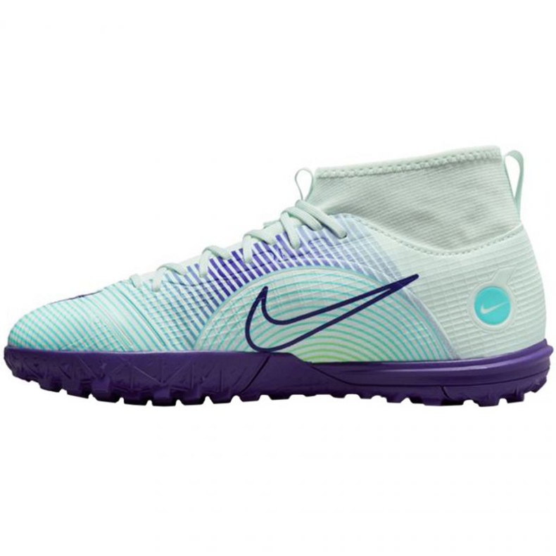 Kopačky Nike Mercurial Superfly 8 Academy Mds Tf Jr DN3776 375 vícebarevný zelená 1