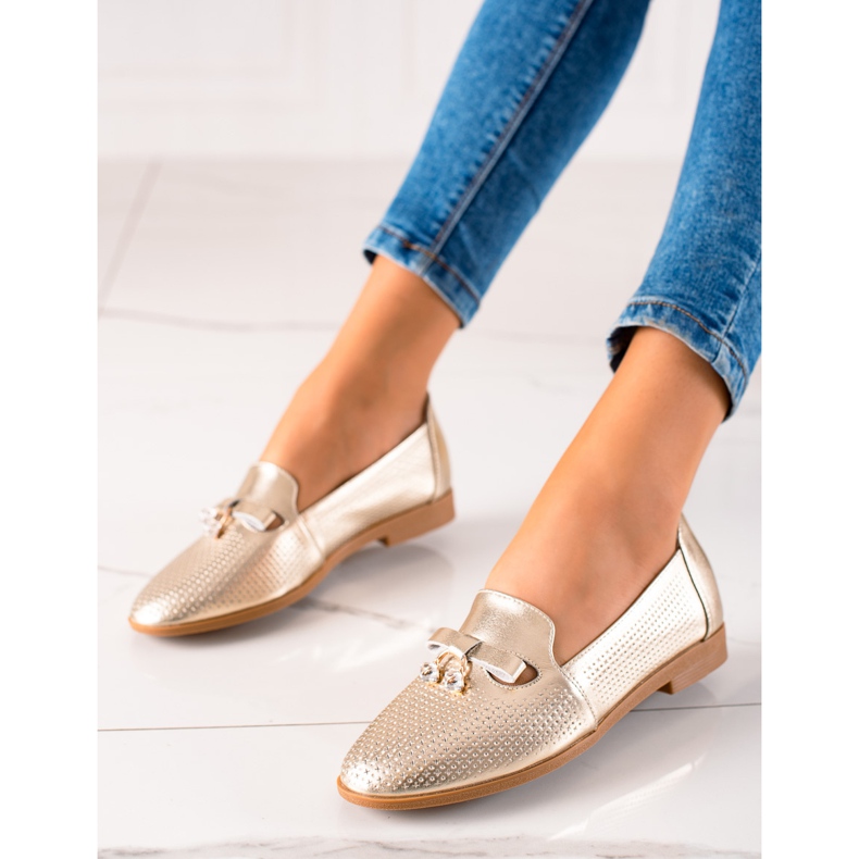 Goodin Kožené zlaté lordy zlatý 1