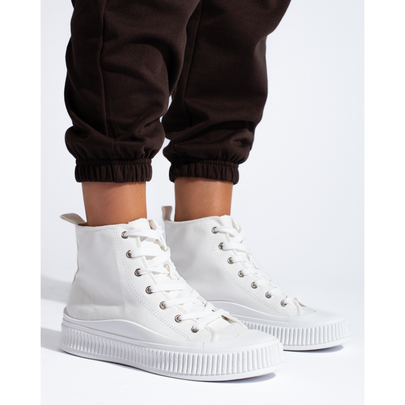 Seastar Vysoké ležérní tenisky bílý 2