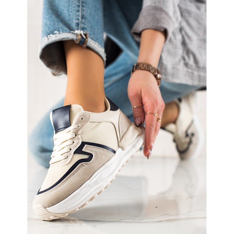 TRENDI Sportovní boty béžový 2 TRENDI Sportovní boty béžový 2