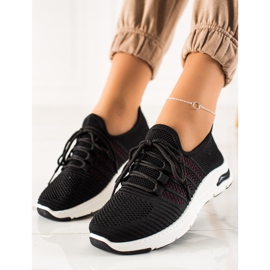 TRENDI Nazouvací sportovní obuv černá 2