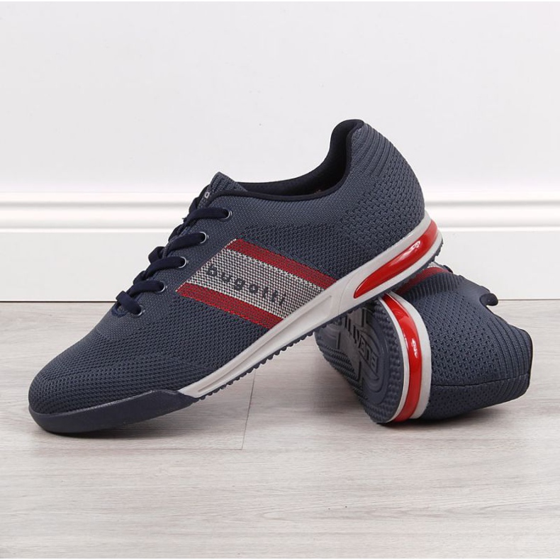 Sportovní boty Bugatti M INT1695 tmavě modré barvy námořnická modrá 2