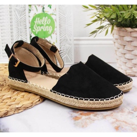 Espadrilky eVento W EVE343A černé černá 2
