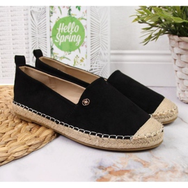 Espadrilky slip on eVento W EVE345A černé černý 2