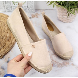 Espadrilky slip on eVento W EVE345B béžové béžový 1