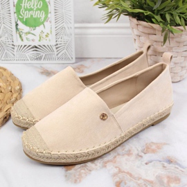 Espadrilky slip on eVento W EVE345B béžové béžový 2