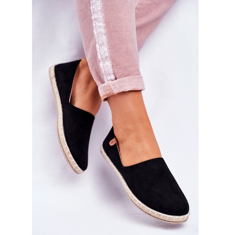 News Černé dámské espadrilky Novinky 20TX022416 černý 2