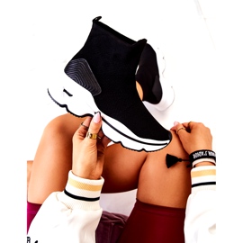 PS1 Černá sportovní obuv Bailee High Sock 1