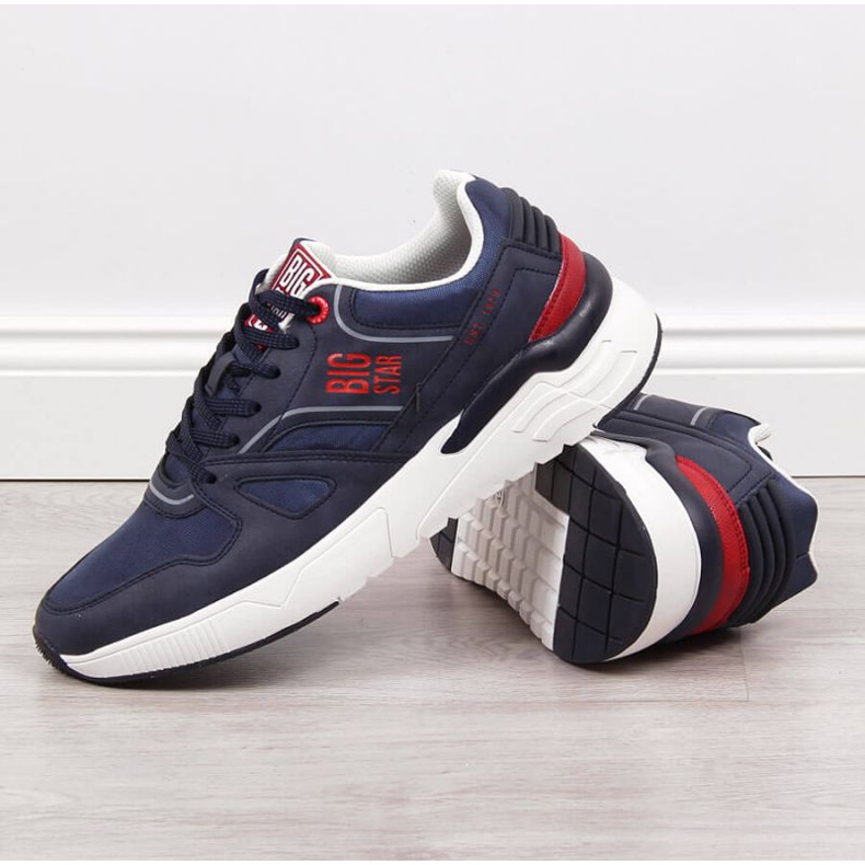 Sportovní obuv pro volný čas Big Star M JJ174277 tmavě modrá námořnická modrá 2