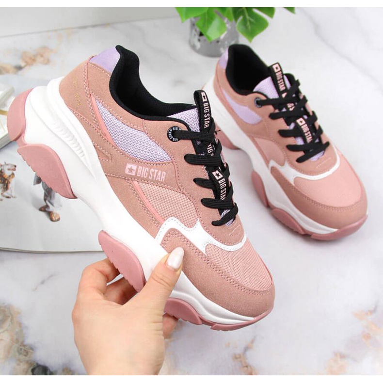 Sportovní tenisky Big Star W JJ274577 růžové růžový 1 Sportovní tenisky Big Star W JJ274577 růžové růžový 1