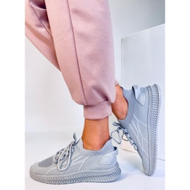 Sportovní ponožky Zewa Grey šedá 2