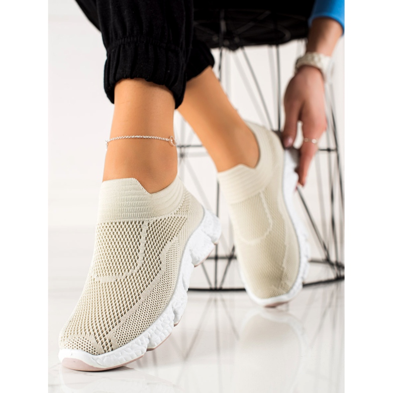 Goodin Nazouvací tenisky béžový 1