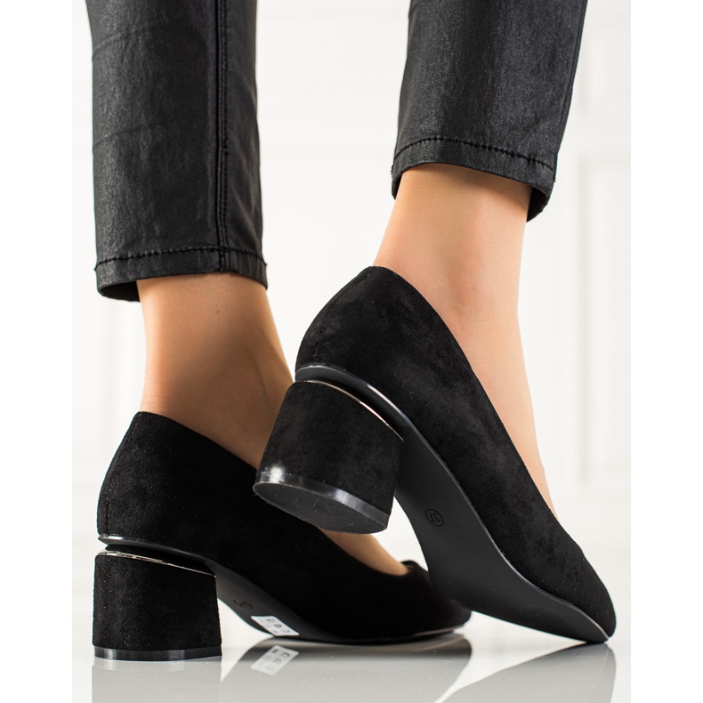 Seastar Semišové lodičky černý 1