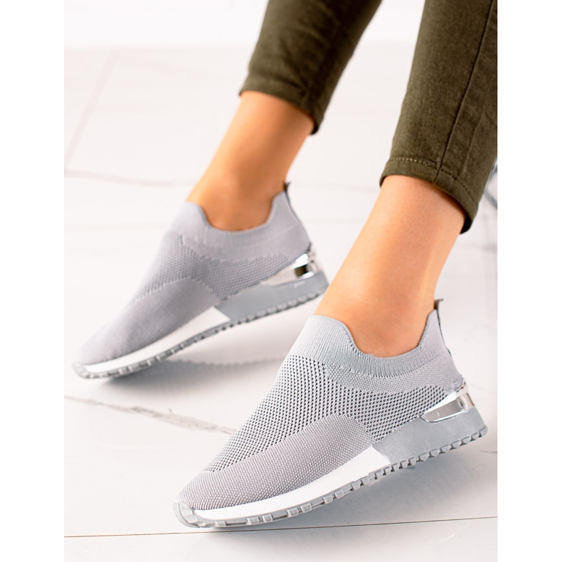 Sergio Todzi Šedé nazouvací tenisky šedá 1