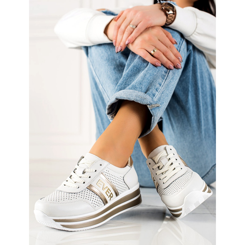 Filippo Ever Leather Sportovní obuv bílý 1