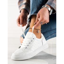 G2G/Good To Great Bílé Sportovní Boty S Ekokůží bílý 1