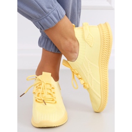 Sportovní ponožky Zewa Yellow žluť 2
