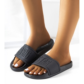 Černé dámské pantofle Big Star DD274A271 černá 1