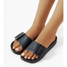 Černé pantofle Big Star FF274A389 černý 1