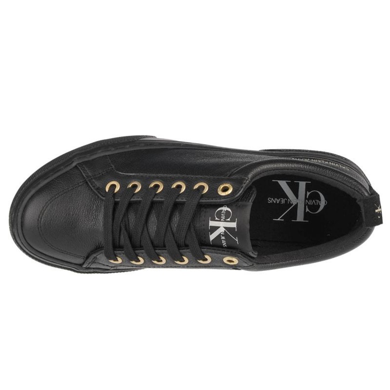 Boty Calvin Klein Vulcanized Flatform Laceup LW YW0YW00366-0GJ černý 2