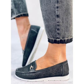 Dámské mokasíny Senda Black černý 2