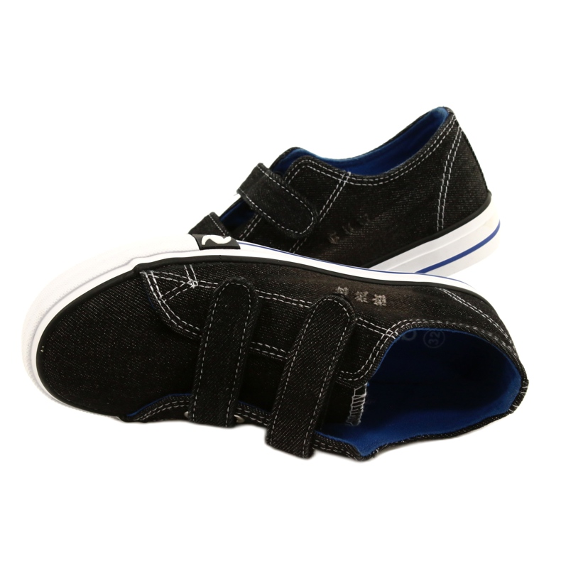 Jeans Black Atletico Velcro WY21427 černý 4