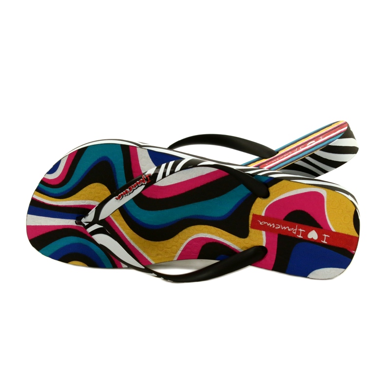 Žabky Zebra Ipanema 26627 23879 bílý černý vícebarevný 4