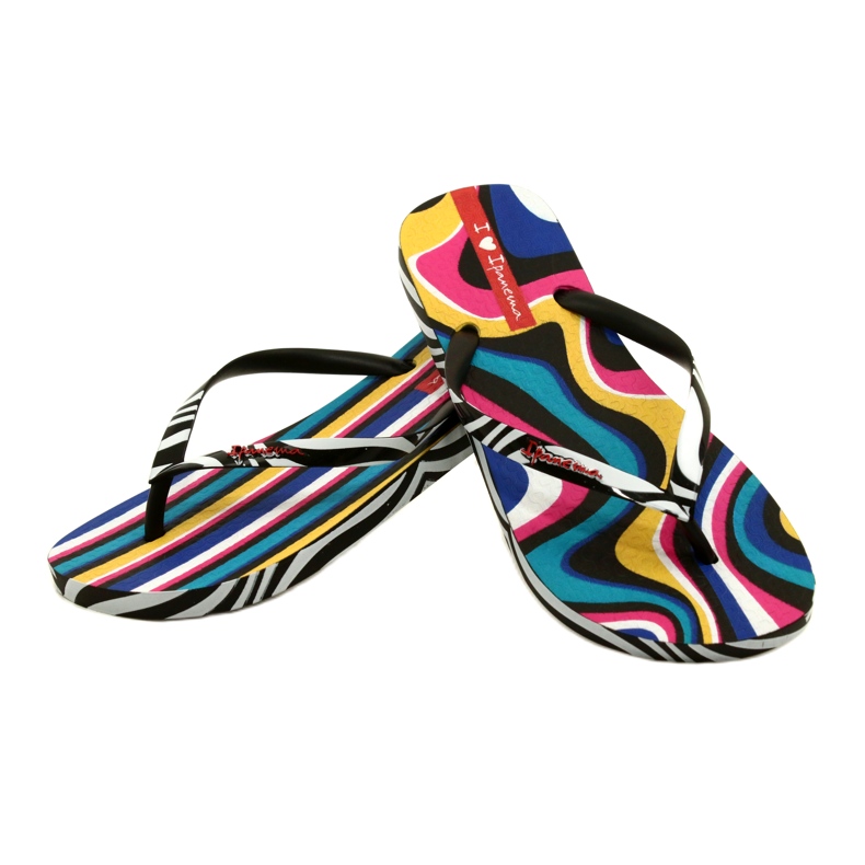 Žabky Zebra Ipanema 26627 23879 bílý černý vícebarevný 3