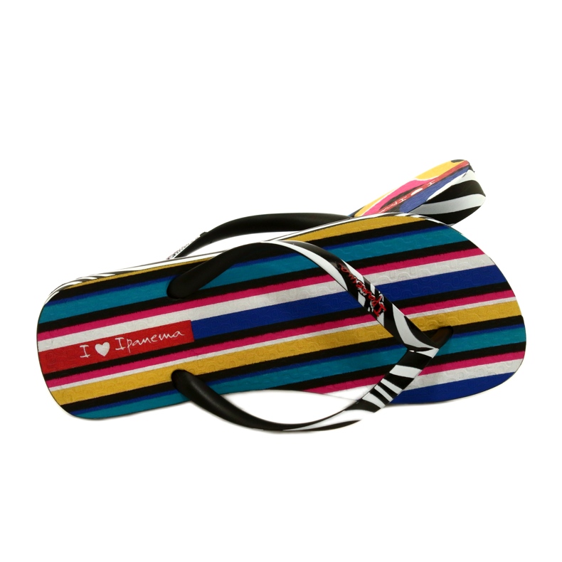 Žabky Zebra Ipanema 26627 23879 bílý černý vícebarevný 5