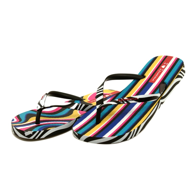 Žabky Zebra Ipanema 26627 23879 bílý černý vícebarevný 2