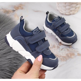 Sportovní boty American Club Jr AM876B námořnická modrá 1