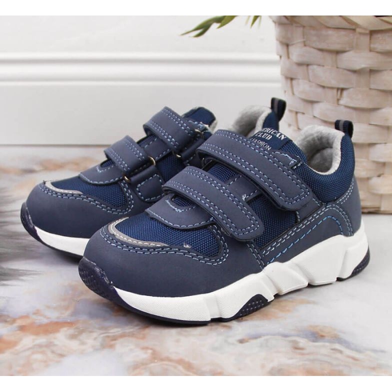 Sportovní boty American Club Jr AM876B námořnická modrá 2