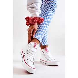 Vysoké tenisky Big Star JJ274127 Bílé bílý 1