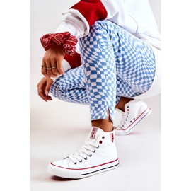 Vysoké tenisky Big Star JJ274127 Bílé bílý 2