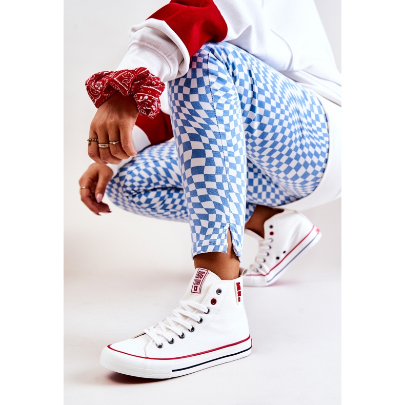 Vysoké tenisky Big Star JJ274127 Bílé bílý 2