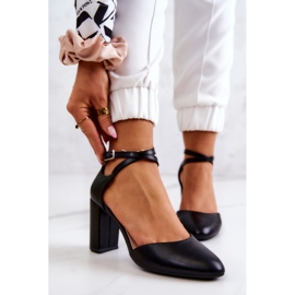 Lodičky S přezkou Sergio Leone SK851 Black černý 1