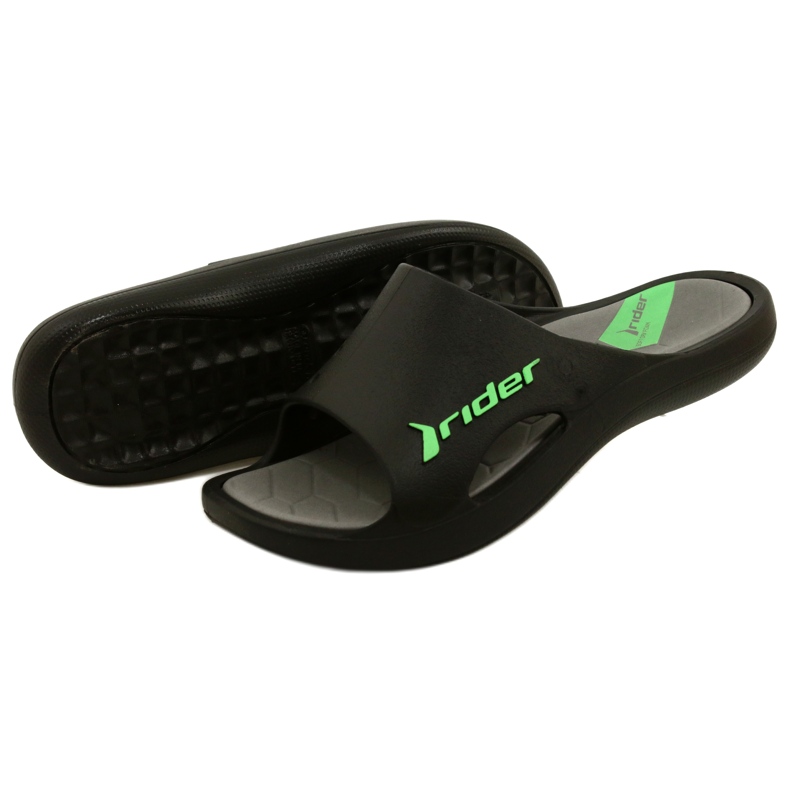 Pánské pantofle Rider BAY X AD 83060 23899 Černá / Šedá / Zelená 4 Pánské pantofle Rider BAY X AD 83060 23899 Černá / Šedá / Zelená 4