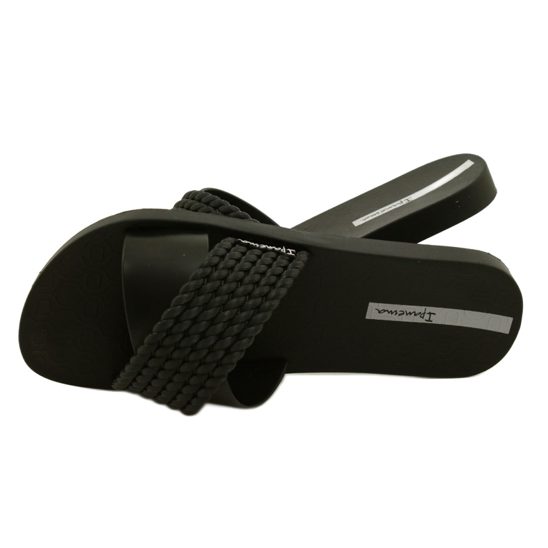 Ipanema Dámské pantofle 83244 20766 Street II FEM Black černá stříbrný 4