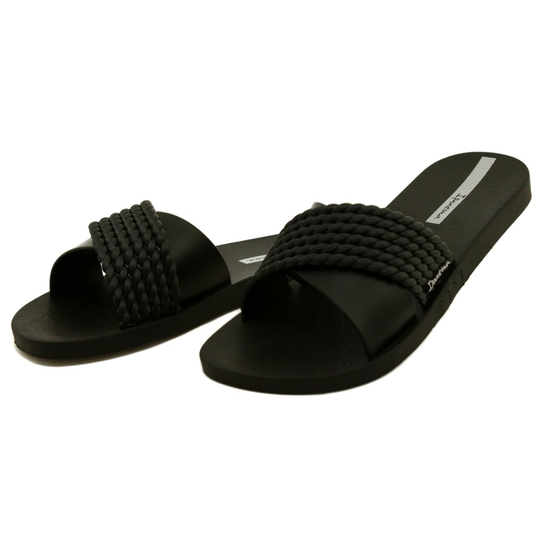 Ipanema Dámské pantofle 83244 20766 Street II FEM Black černá stříbrný 2