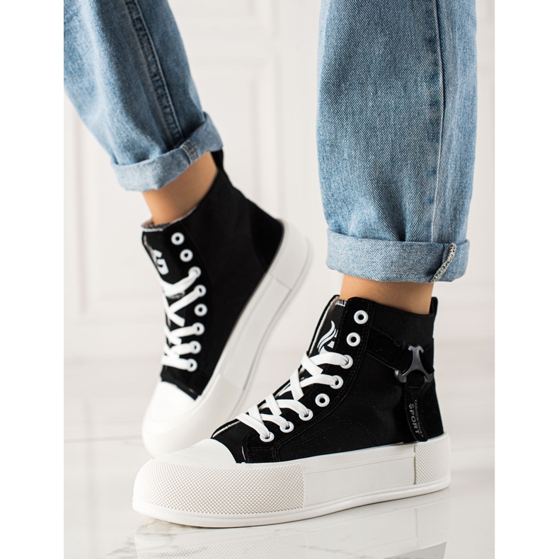 G2G/Good To Great Módní vysoké tenisky černá 1